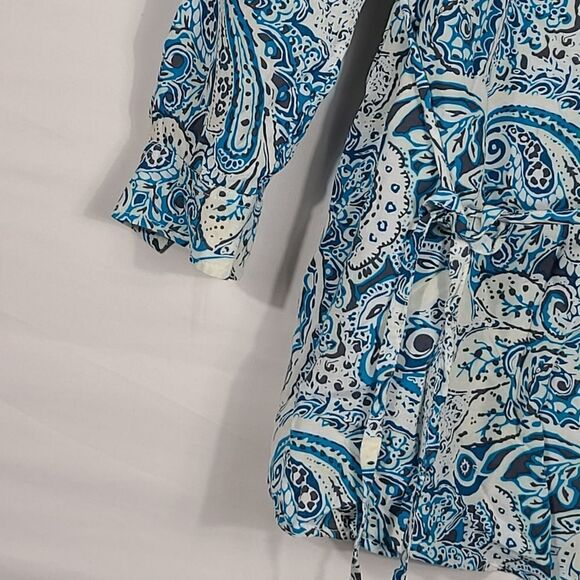 Bit & Bridle Blue Long Sleeve Tunic Top - Picture 6 of 10